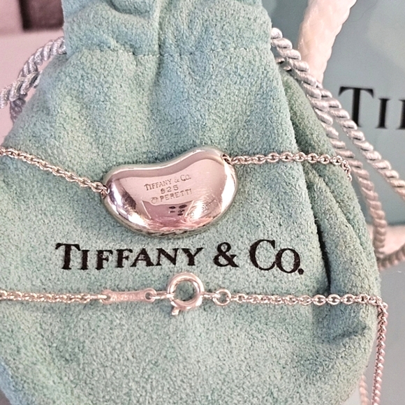 Tiffany & Co. Jewelry - 🫘Tiffany & Co. Large Bean Elsa Peretti Vintage Sterling 925 Pendant Necklace🌟